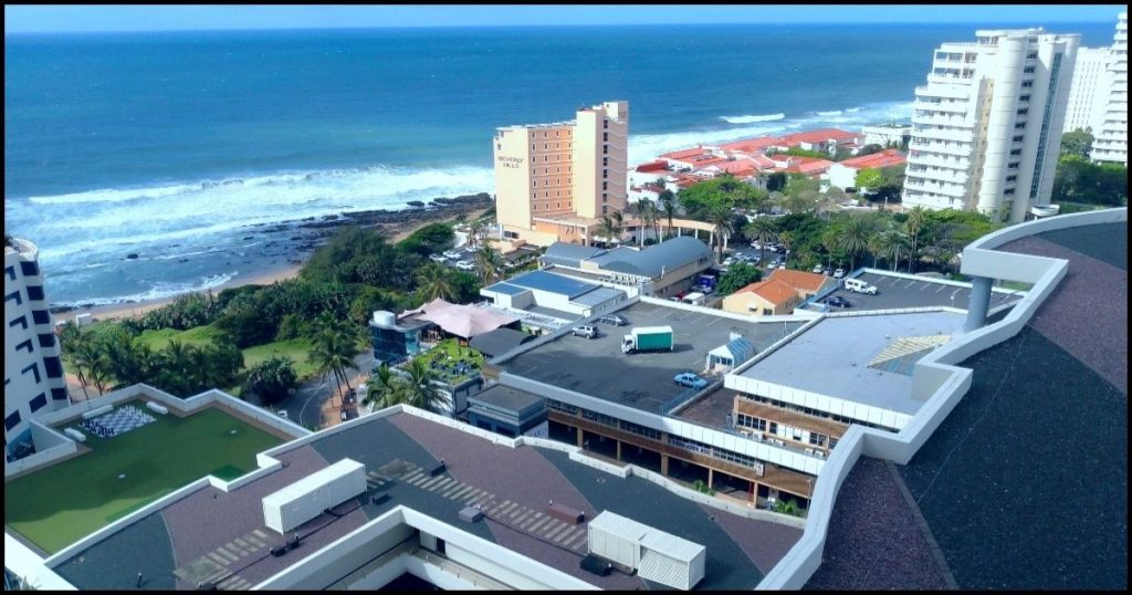 umhlanga beach views from the pearl 