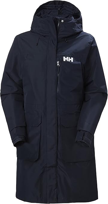 Helly-Hansen Women's Rigging Waterproof Breathable Rain Coat Jacket with Hood