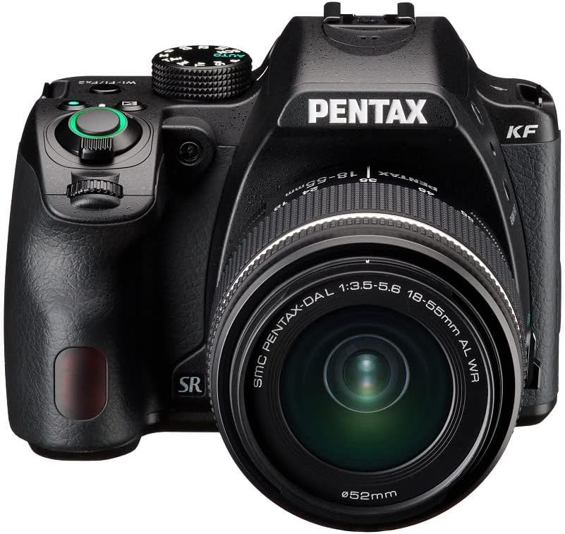 PENTAX KF APS-C Digital SLR Camera 18-55 WR kit with Dustproof, Weather-Resistant and Vari-Angle LCD Monitor, Black