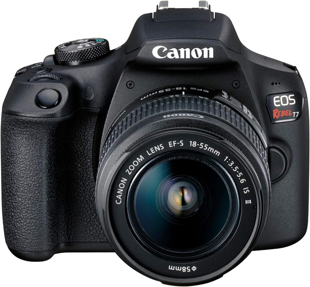 Canon EOS Rebel T7 DSLR Camera with 18