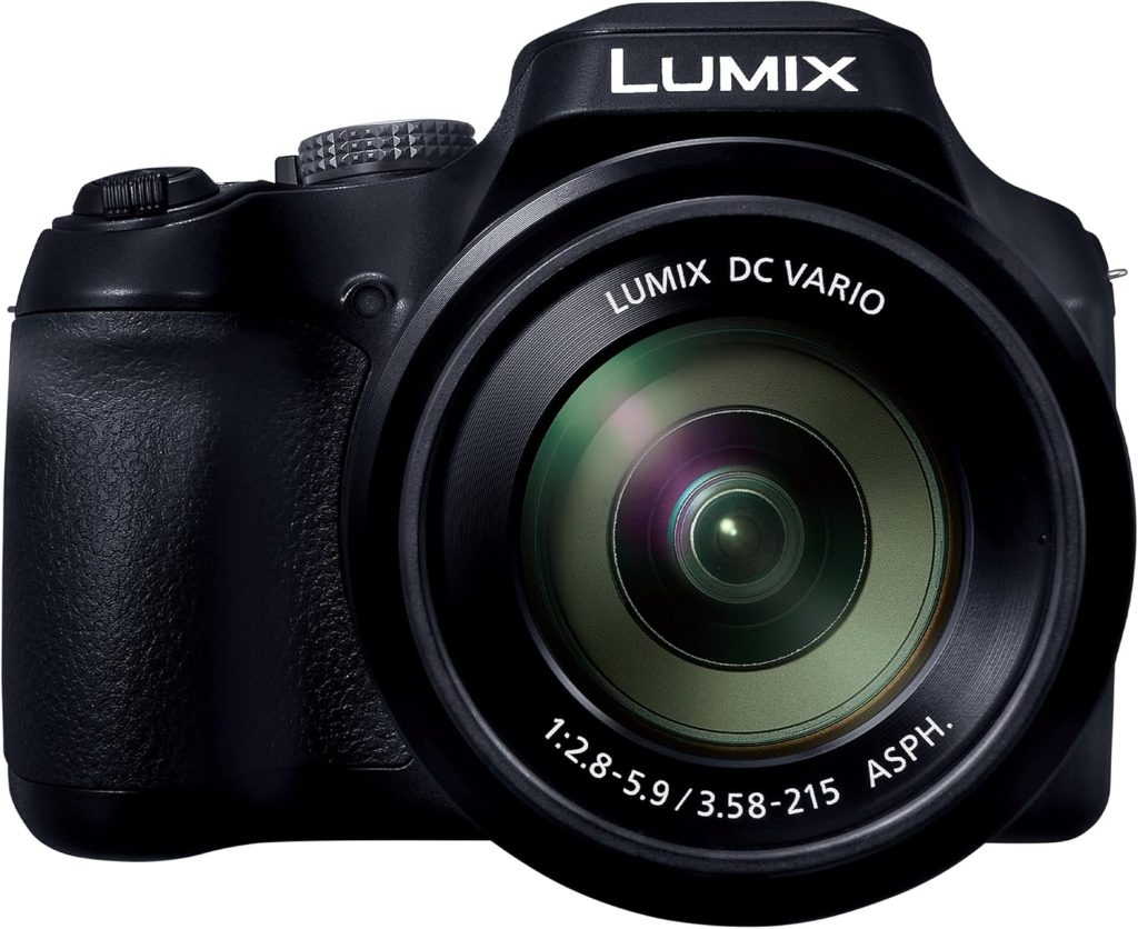 Panasonic LUMIX FZ80D Compact Camera with 20-1200mm Zoom Lens, Point and Shoot Digital Camera with 4K Video/Photo Recording and Power Optical Image Stabilizer - DC-FZ80D